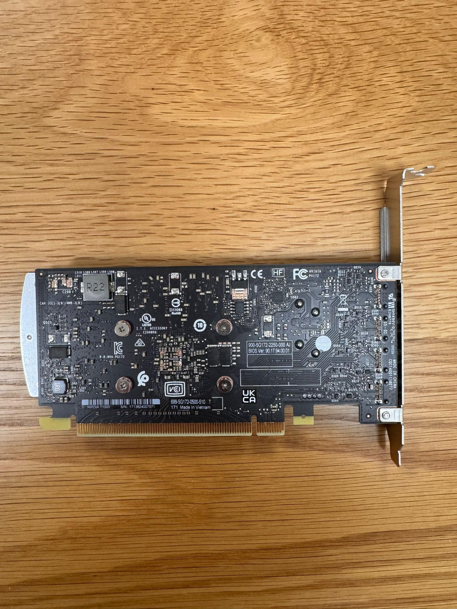 PNY Placa gráfica Quadro T1000 4GB GDDR6 – Embalagem em massa